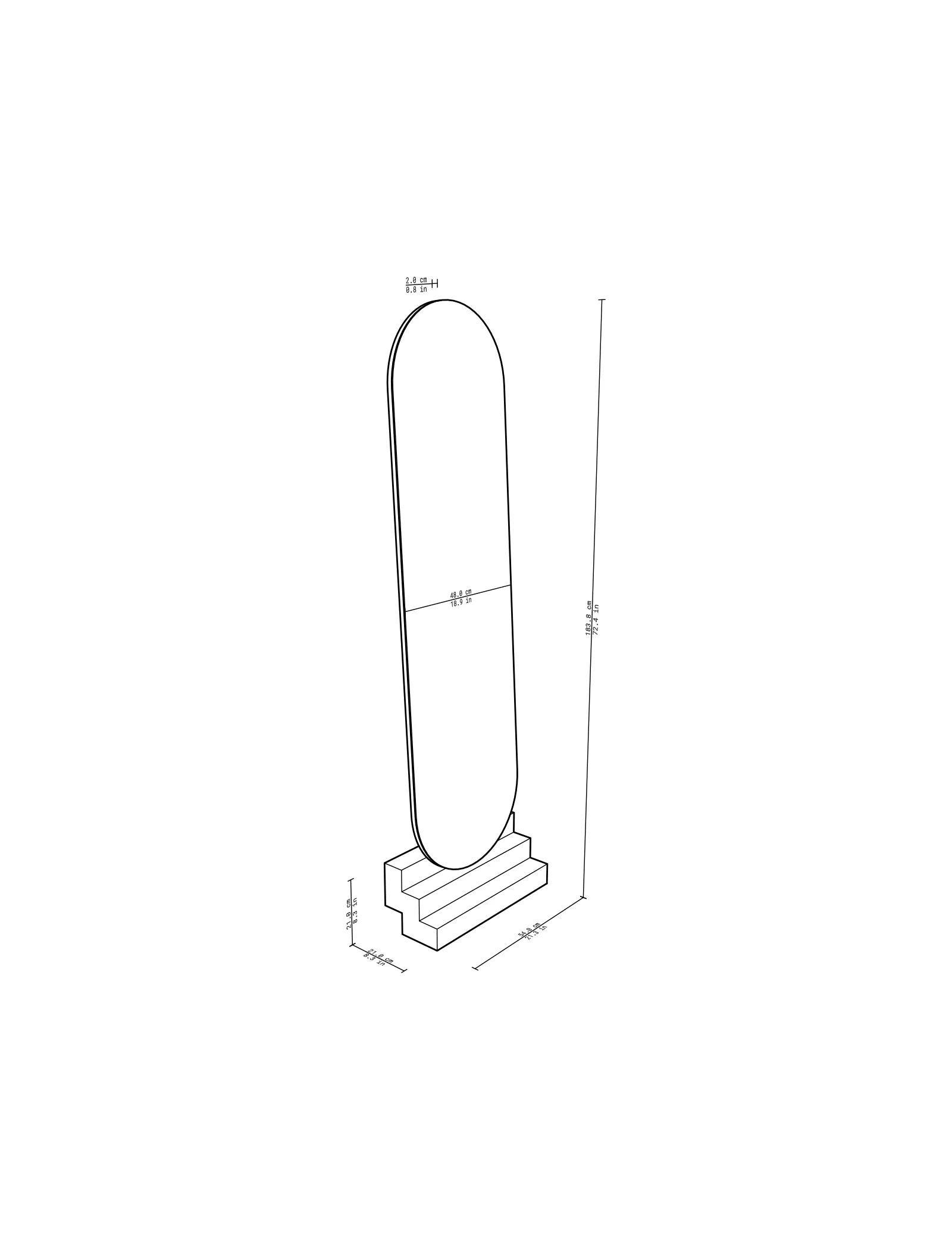 APLOMB - Miroir architectural